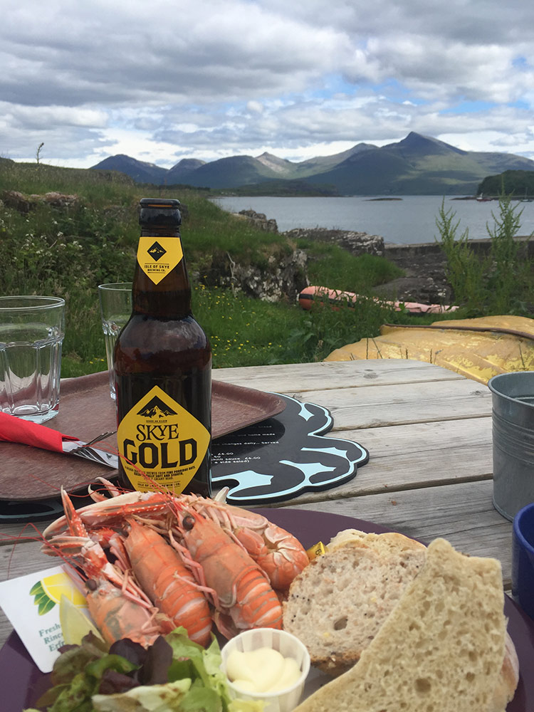 Ulva Boathouse prawns